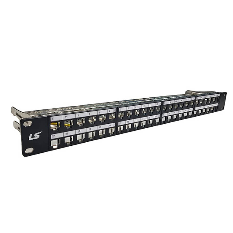 LS Simple 1U 48-port HD Patch Panel (LS-PP-48P-E-WM-1U)
